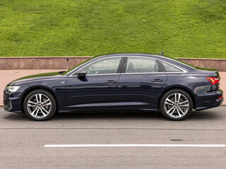 2022 Audi A6 45 TFSI V (C8), синий, 4900000 рублей, вид 5