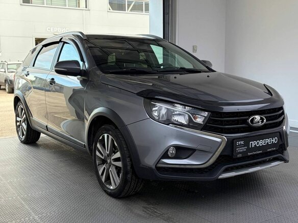 2021 Lada (ВАЗ) Vesta SW Cross I, серый, 1120000 рублей - вид 2