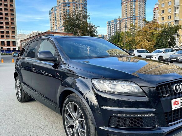 2013 Audi Q7 I (4L) Рестайлинг, чёрный, 2200000 рублей - вид 3