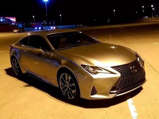 2019 Lexus RC 350 I Рестайлинг, серебристый, 4200000 рублей, вид 3