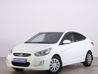 2013 Hyundai Solaris I, белый, 829000 рублей, вид 3