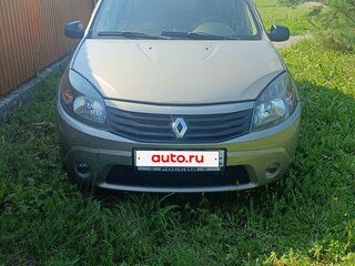 2011 Renault Sandero I, бежевый, 195000 рублей, вид 1