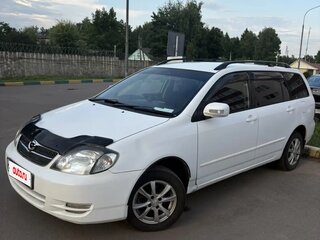 2002 Toyota Corolla Fielder IX (E120, E130), белый, 535000 рублей, вид 2