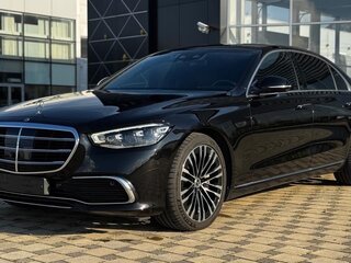 2021 Mercedes-Benz S-Класс 450 Long 4MATIC VII (W223), чёрный, 7999500 рублей, вид 1