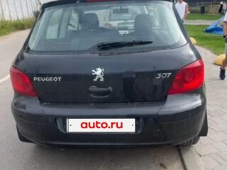 2006 Peugeot 307 I Рестайлинг, чёрный, 185000 рублей, вид 3