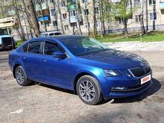 2018 Skoda Octavia III (A7) Рестайлинг, синий, 1770000 рублей, вид 1