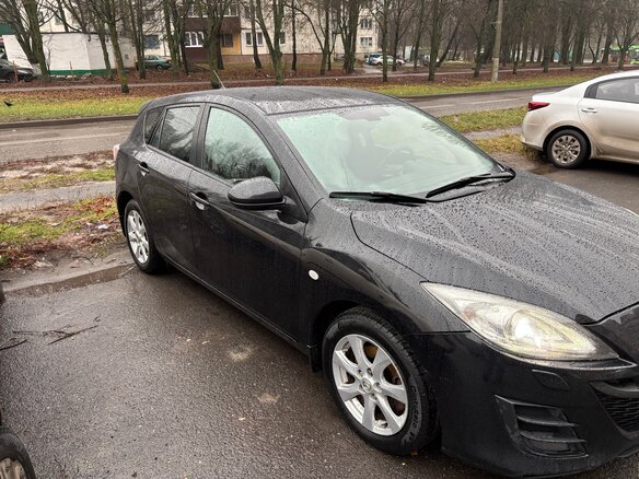 2009 Mazda 3 II (BL), чёрный, 810000 рублей