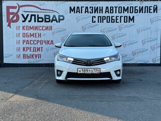 2014 Toyota Corolla XI (E160, E170, E180), белый, 1150000 рублей, вид 2