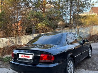 2007 Hyundai Sonata ТагАЗ IV (EF) Рестайлинг, чёрный, 600000 рублей, вид 4