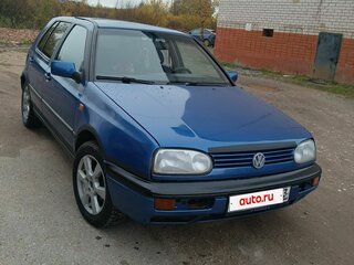 1993 Volkswagen Golf III, синий, 250000 рублей, вид 3