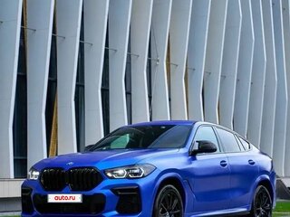 2022 BMW X6 40d III (G06), синий, 8400000 рублей, вид 1