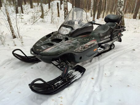 2001 Arctic Cat Panther, зелёный, 550000 рублей, вид 2