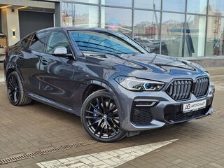2021 BMW X6 40d III (G06), серый, 9200000 рублей, вид 3