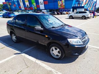 2013 Lada (ВАЗ) Granta I, чёрный, 450000 рублей, вид 1