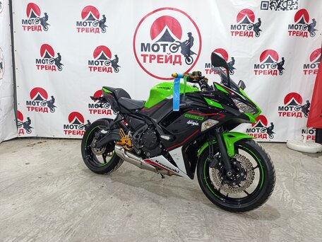2021 Kawasaki Ninja 650, зелёный, 770000 рублей, вид 1