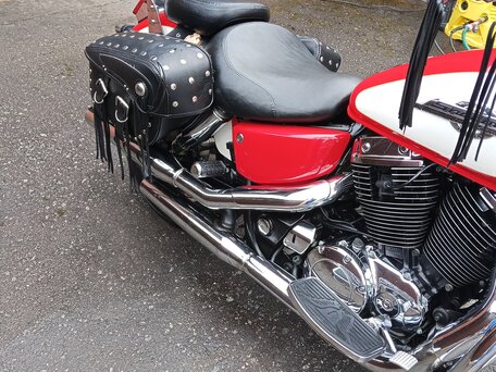 1996 Honda VT 1100, красный, 470000 рублей, вид 2
