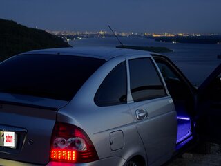 2013 Lada (ВАЗ) Priora I, серебристый, 550000 рублей, вид 4
