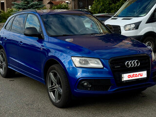 2016 Audi Q5 I (8R) Рестайлинг, синий, 2360000 рублей, вид 4
