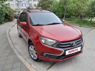 2019 Lada (ВАЗ) Granta I Рестайлинг, красный, 675000 рублей, вид 4