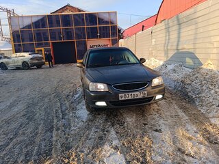 2003 Hyundai Accent ТагАЗ II, серый, 210000 рублей, вид 1