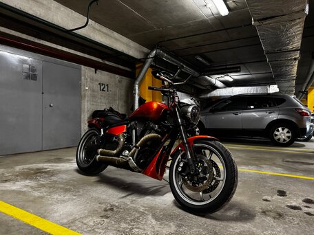 2009 Yamaha XV 1700 Warrior, оранжевый, 1124000 рублей, вид 2