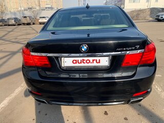 2010 BMW 7 серии Long Active Hybrid 7L V (F01/F02/F04), чёрный, 1490000 рублей, вид 3