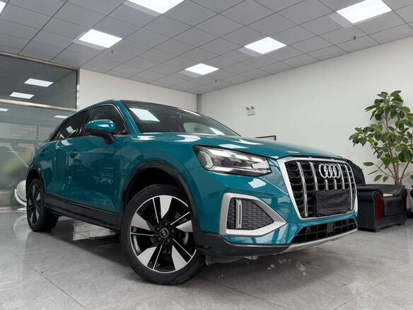 2021 Audi Q2 L 35 TFSI I Рестайлинг, зелёный, 1993000 рублей - вид 2