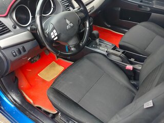 2012 Mitsubishi Lancer X Рестайлинг, синий, 600000 рублей, вид 4