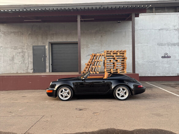 1994 Porsche 911 Carrera III (964), чёрный - вид 6