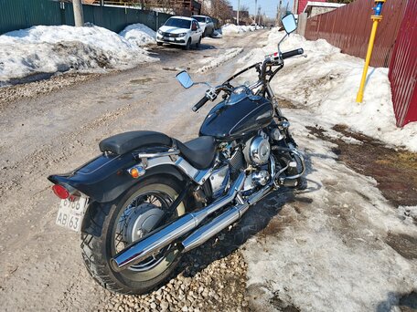 1998 Yamaha XVS400 Drag Star, чёрный, 340000 рублей, вид 4