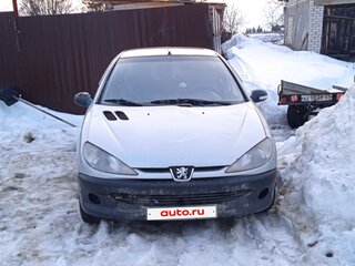 2001 Peugeot 206, серебристый, 130000 рублей, вид 2