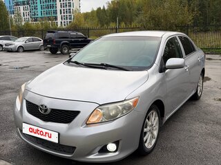 2009 Toyota Corolla X (E140, E150), серебристый, 870000 рублей, вид 1
