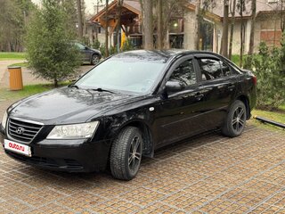 2008 Hyundai Sonata V (NF) Рестайлинг, чёрный, 500000 рублей, вид 1