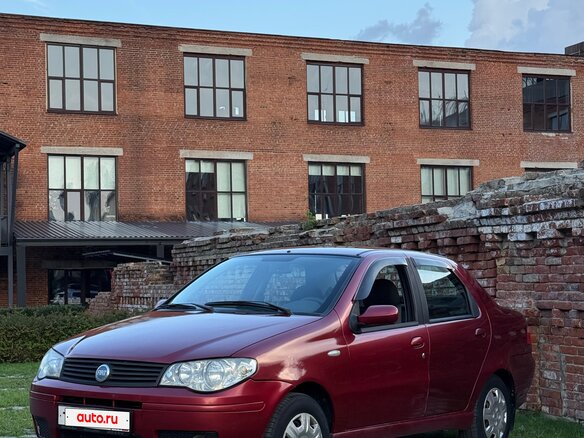 2007 Fiat Albea I Рестайлинг, красный - вид 12