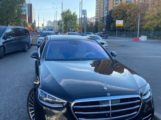 2021 Mercedes-Benz S-Класс 450 Long 4MATIC VII (W223), чёрный, 9500000 рублей, вид 1
