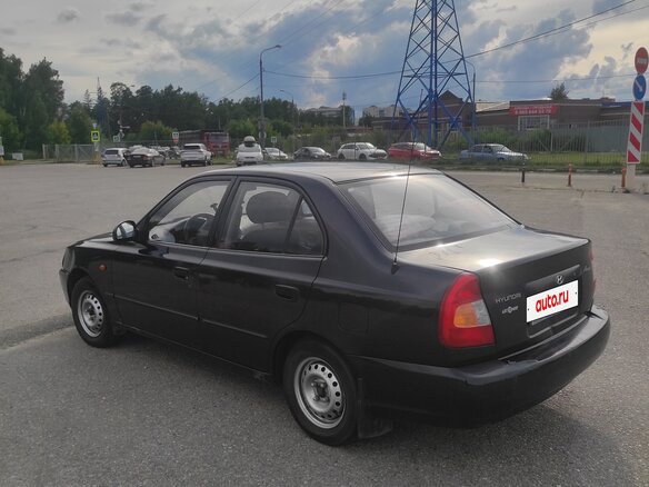 2008 Hyundai Accent ТагАЗ II, чёрный - вид 13