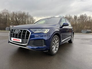 2020 Audi Q7 45 TDI II (4M) Рестайлинг, синий, 4850000 рублей, вид 1