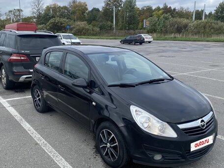 2008 Opel Corsa D, чёрный, 450000 рублей, вид 3