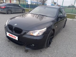 2005 BMW 5 серии 520i V (E60/E61), чёрный, 1150000 рублей, вид 1
