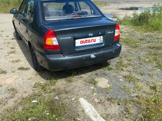 2008 Hyundai Accent ТагАЗ II, серый, 239000 рублей, вид 4