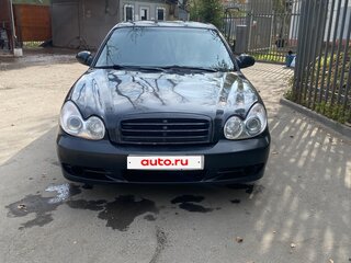 2007 Hyundai Sonata ТагАЗ IV (EF) Рестайлинг, чёрный, 300000 рублей, вид 2