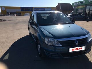2014 Renault Logan I Рестайлинг, синий, 515000 рублей, вид 4