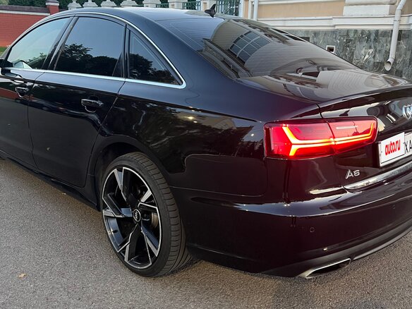 2015 Audi A6 IV (C7) Рестайлинг, чёрный, 1650000 рублей - вид 6
