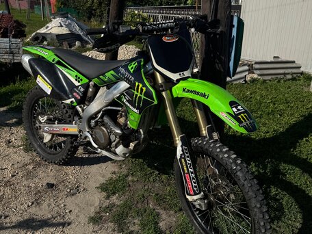 2009 Kawasaki KX 250, зелёный, 450000 рублей, вид 1