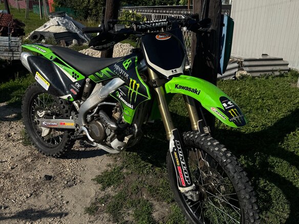 2009 Kawasaki KX 250, зелёный, 450000 рублей