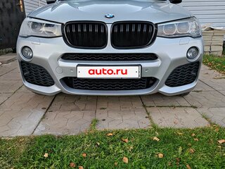 2014 BMW X3 20i xDrive II (F25) Рестайлинг, серебристый, 1700000 рублей, вид 2