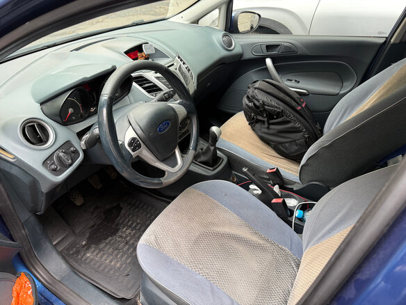 2008 Ford Fiesta Mk6, синий - вид 17