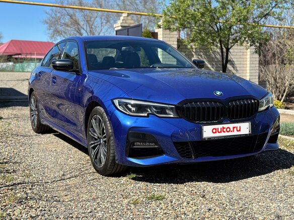 2020 BMW 3 серии 320i xDrive VII (G2x), синий, 4100000 рублей - вид 1