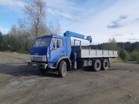 1993 КамАЗ 53212, синий, 1300000 рублей, вид 1