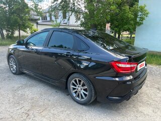 2017 Lada (ВАЗ) Vesta I, чёрный, 750000 рублей, вид 4
